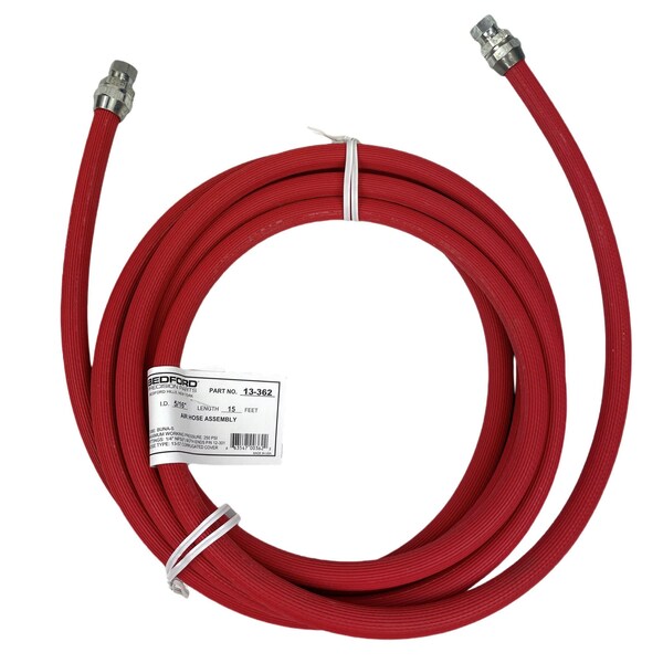 Bedford Precision 15ft x 5/16in Air Hose Assembly Bedford